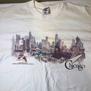 Vintage George Becker 1992 Chicago T-shirt